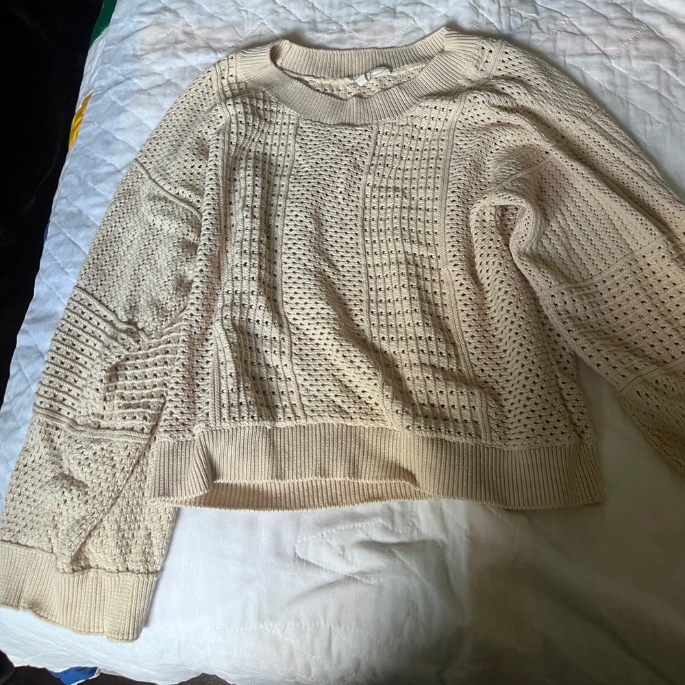 Beige Knit Sweater